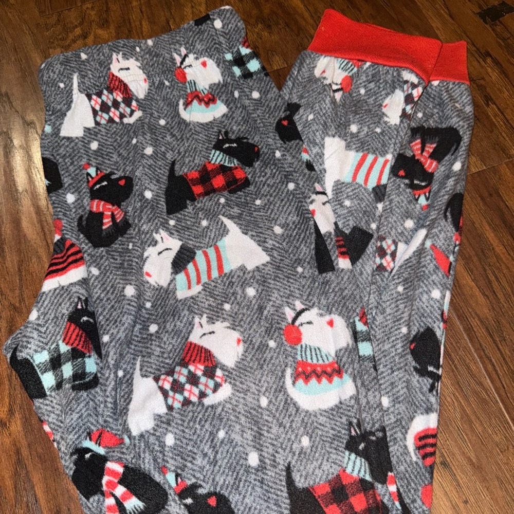 Secret Treasures Gray and Red Winter Pajamas